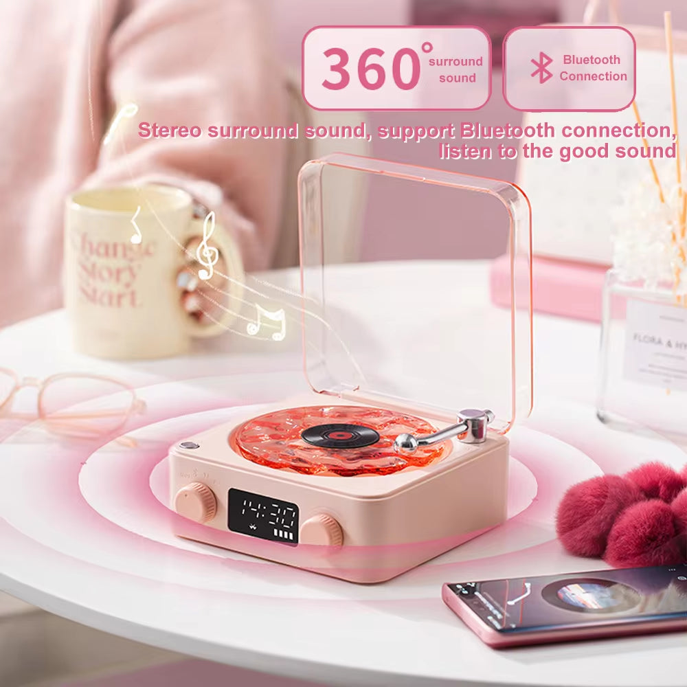  Vinyl Player Bluetooth Speaker 