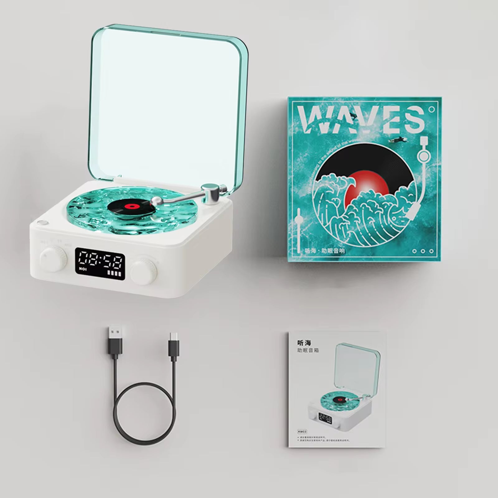  Vinyl Player Bluetooth Speaker 